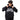 Person wearing a black hoodie with 'Peculiar Hardcore' text on a white background