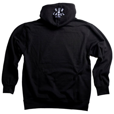 nobody listens to techno • heavyweight hoodie