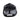 Black mesh cap on a white background