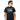 Man wearing a black t-shirt with 'Toronto T3CHNO' design on a white background