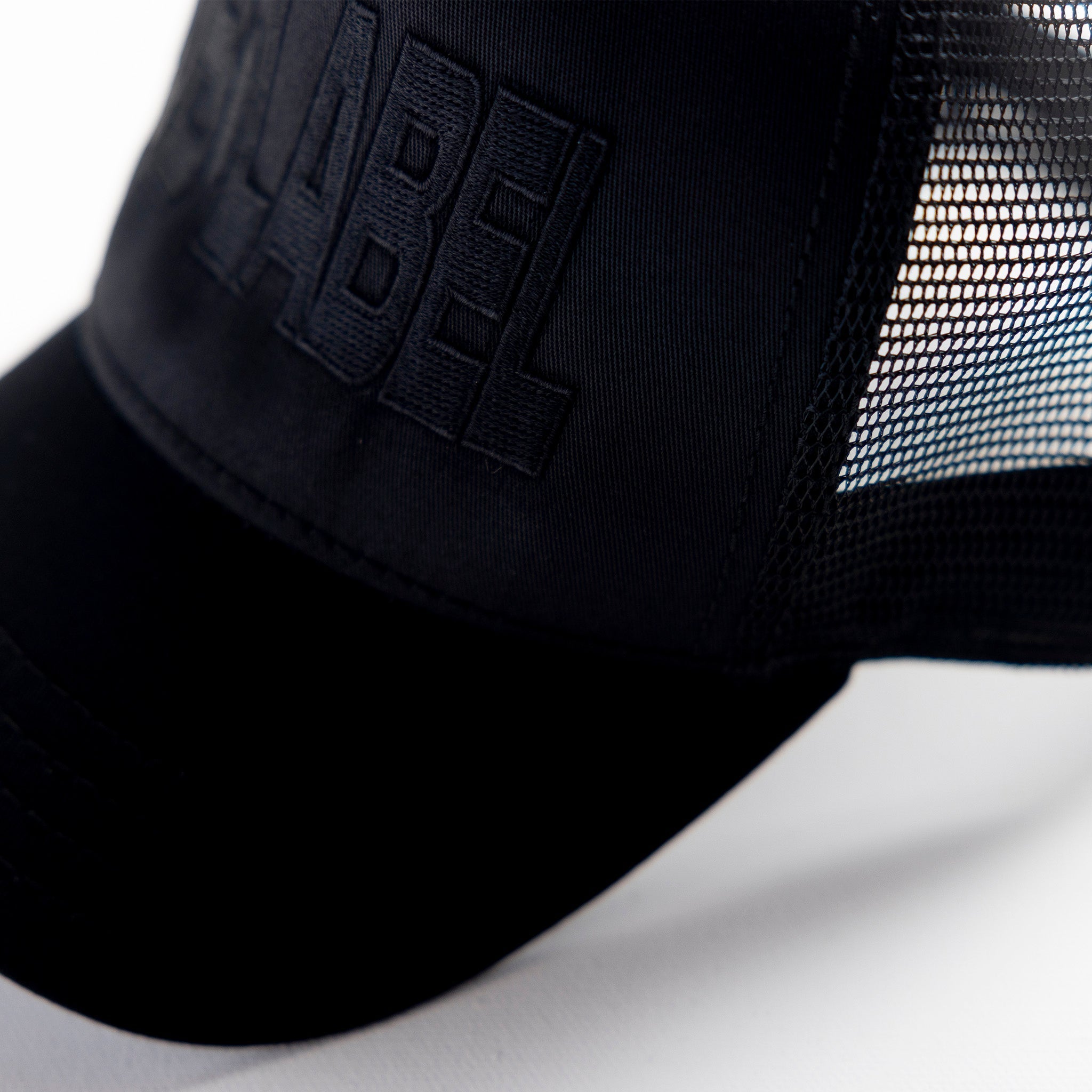 sub•label (black) • 5-panel trucker hat