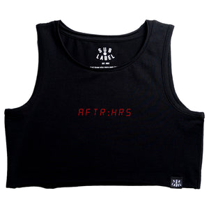 after hours (aftr:hrs) • crop tank top