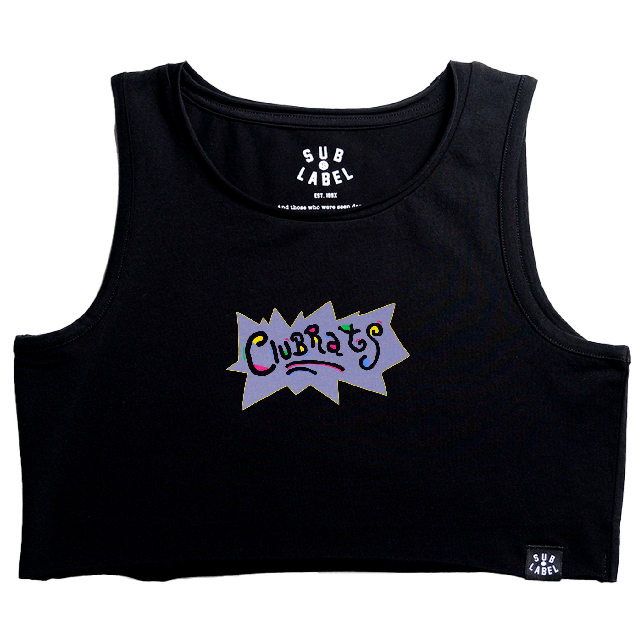 clubrats • crop tank top