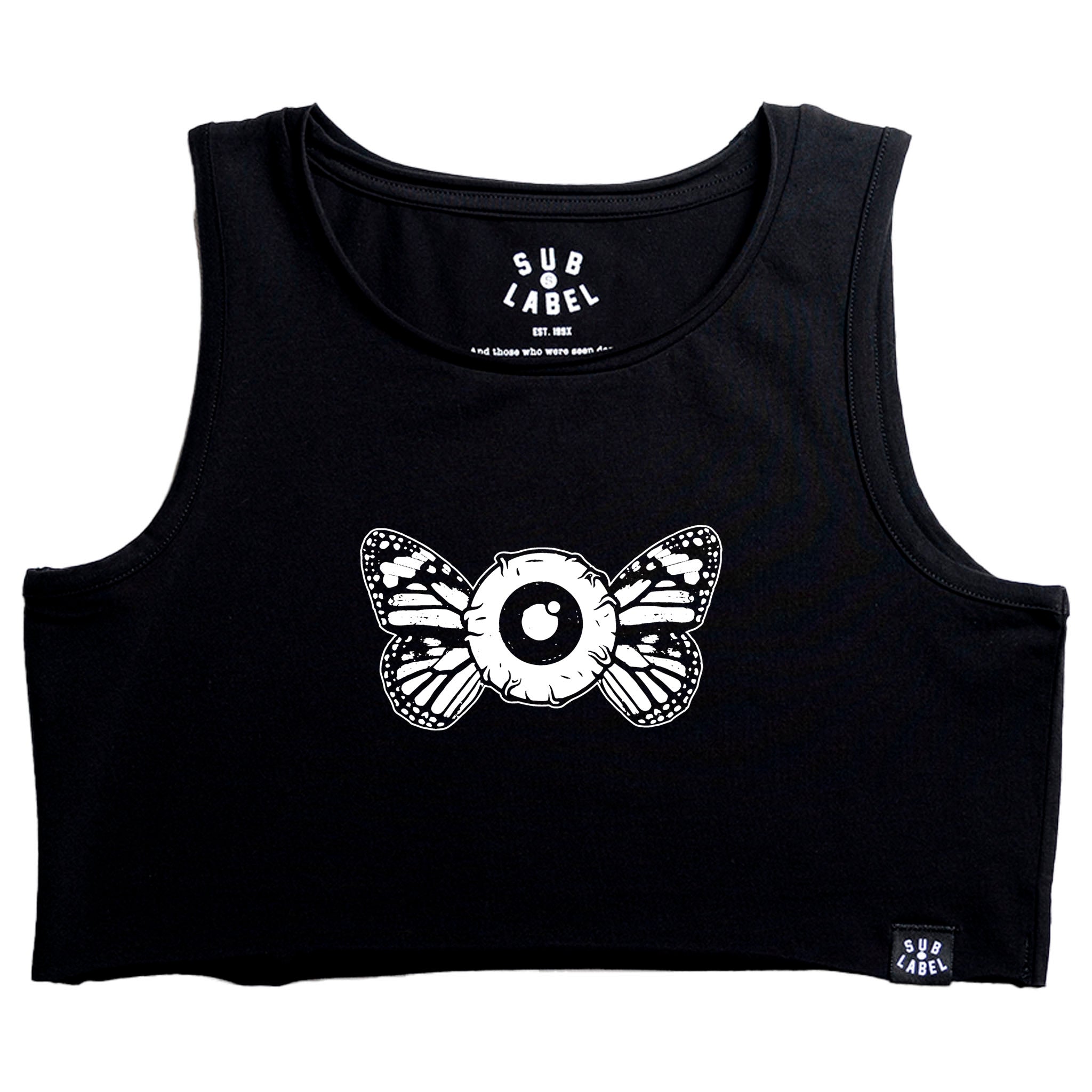 butterfl-eye • crop tank top