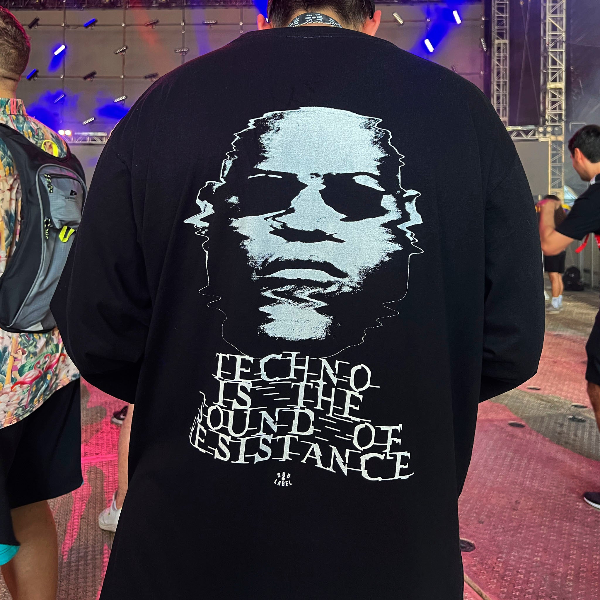techno resistance • unisex heavyweight oversized tshirt