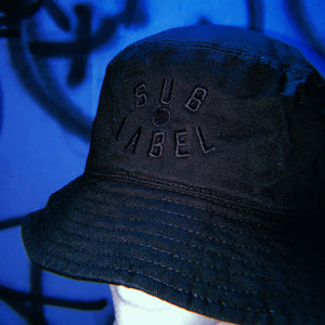 Black Pupil Logo • Bucket Hat - sub•label 